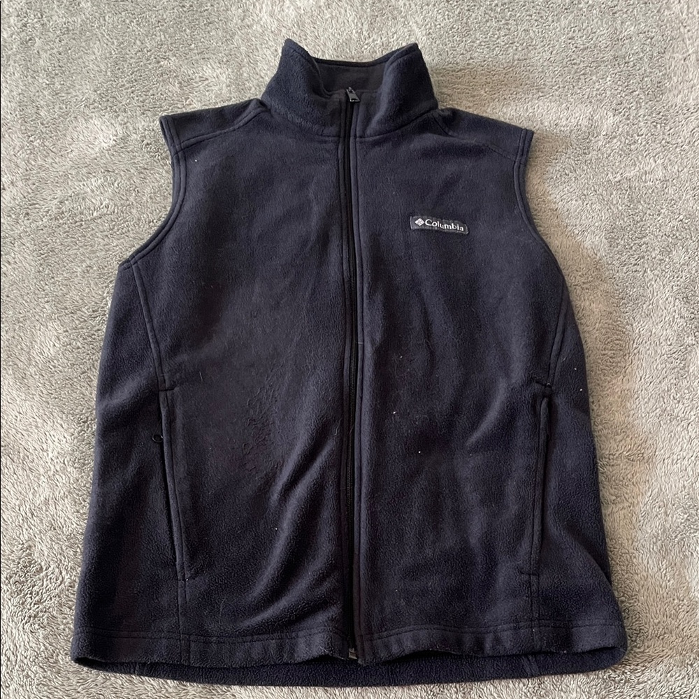 Columbia Steen Mountain Men’s  Black Full-Zip Fleece Vest